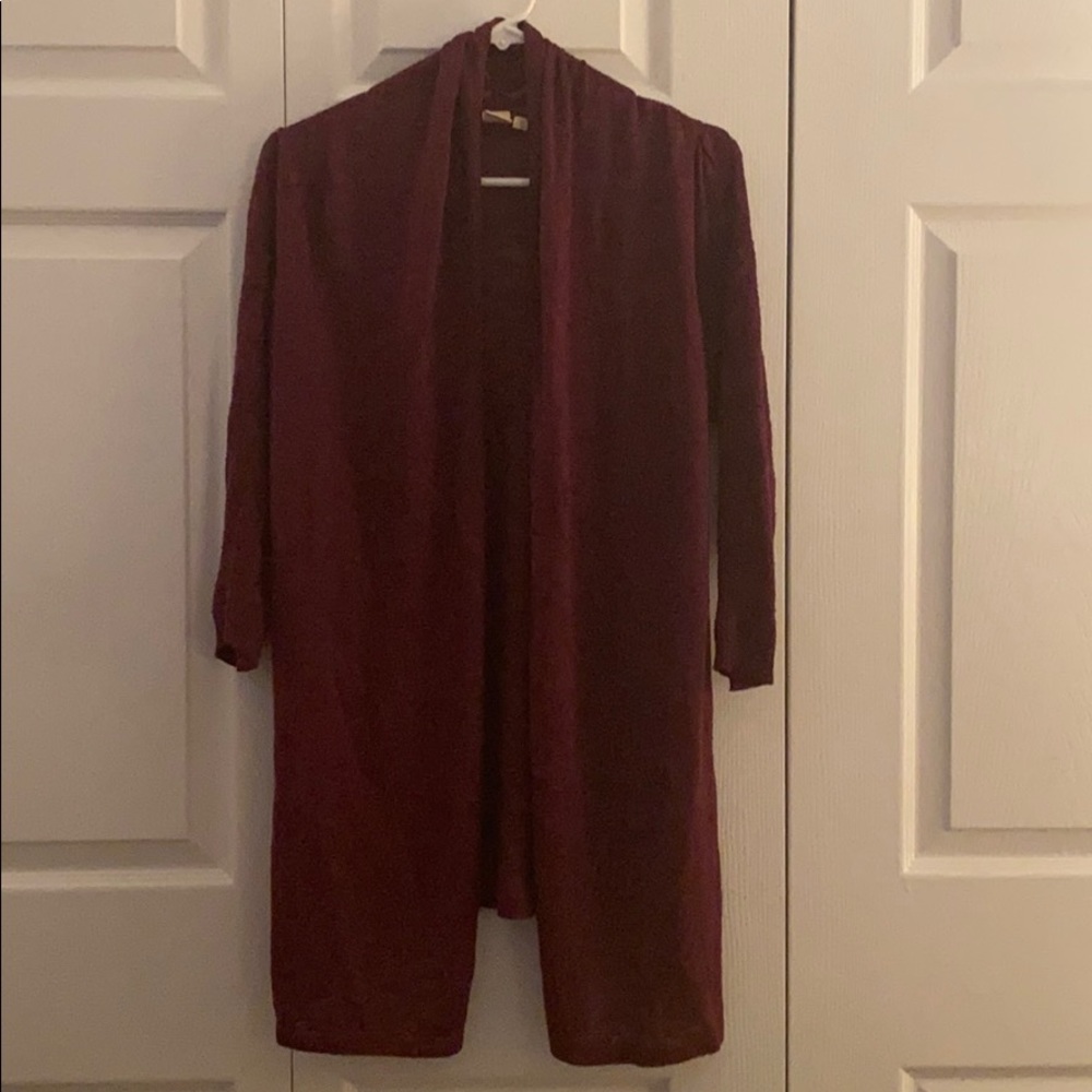 Anthropologie 3/4 sleeve long cardigan - S
